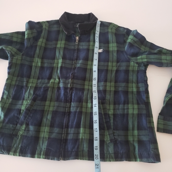 OBEY Maddy Zip-Up Flannel Shirt XS - Picture 3 of 13